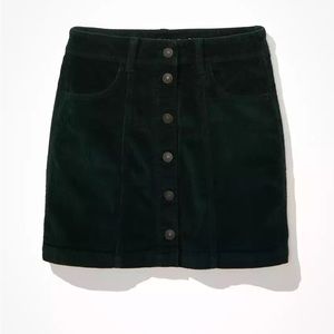 American eagle outfitters Hunter green corduroy skirt